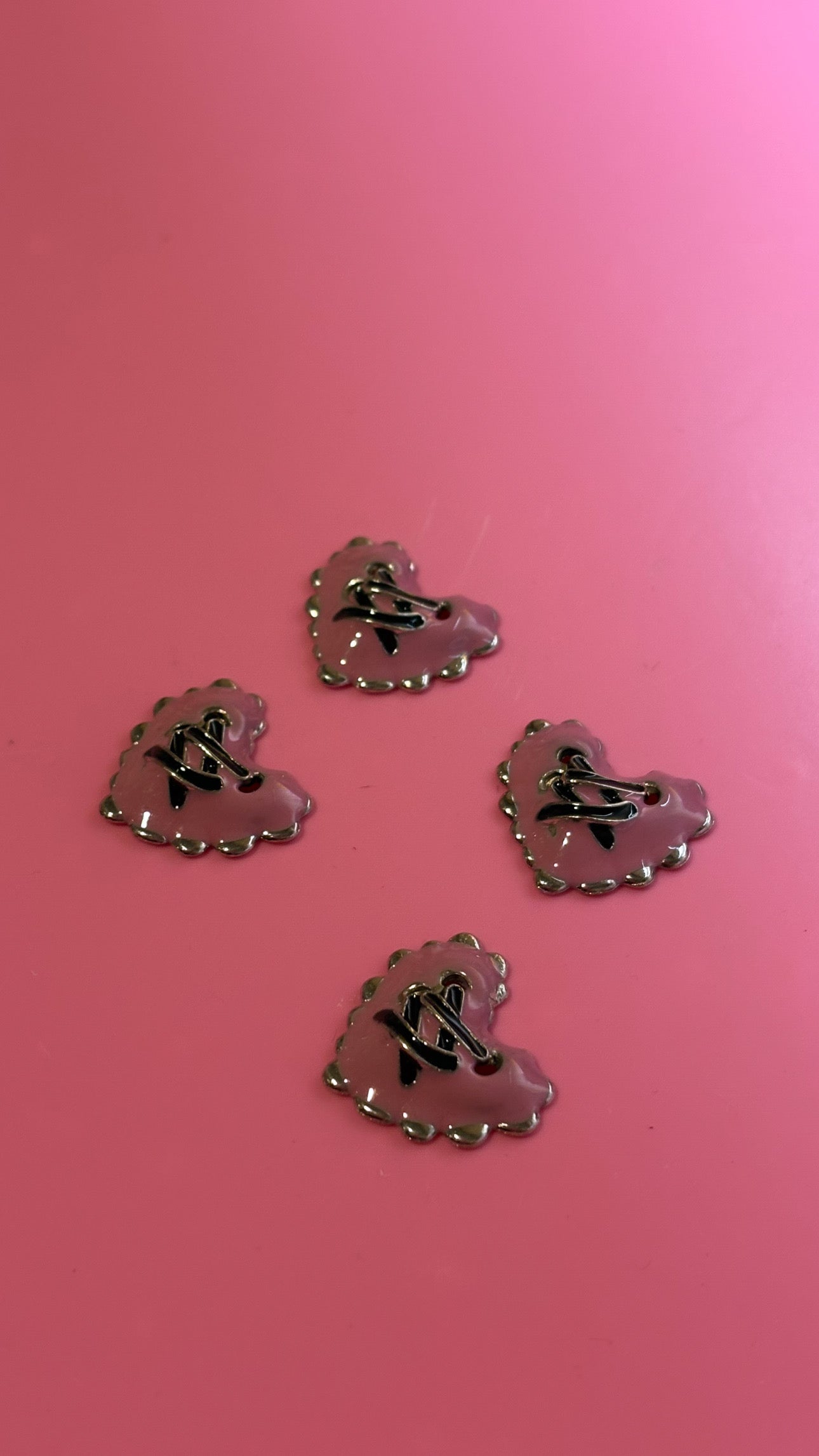 Pink Bow Heart